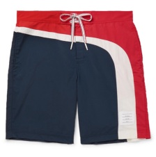 Thom Browne Long-Length Striped Swim Shorts